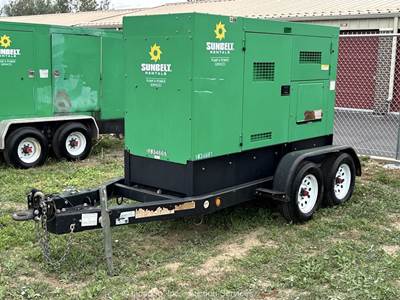 2017 Multiquip DCA-70SSIU4F T/A 56kW Towable Generator 70kVA Genset bidadoo