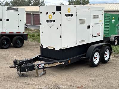 2017 Multiquip DCA-70SSIU4F T/A 56kW Towable Generator 70kVA Genset bidadoo