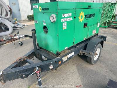 2013 Multiquip DCA25SSIU3 S/A 20Kw Towable Generator 25kVA Genset Diesel bidadoo