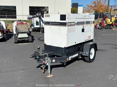 2014 Multiquip DCA25SSIU4F S/A 20kW Towable Generator 25kVA Genset Isuzu bidadoo