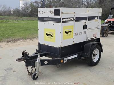 2016 Multiquip DCA25SSIU4F S/A 20kw Towable Generator 25kva Genset Isuzu bidadoo