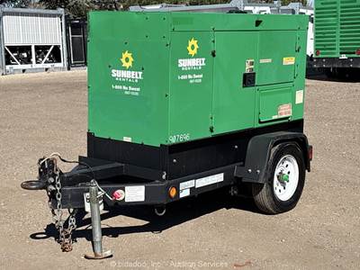 2016 Multiquip DCA25SSIU4F S/A 20kW Towable Generator 25kVA Genset Isuzu bidadoo