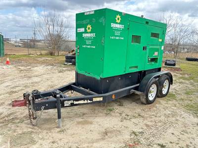 2018 Multiquip DCA70SSIU4F 56kW T/A Towable Generator 70kVA Genset -Parts/Repair
