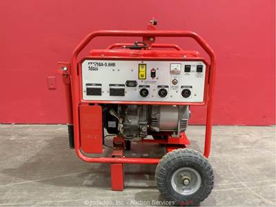 2017 Multiquip GA-6HR Portable Generator Honda Gas Power 120/240 Volt bidadoo