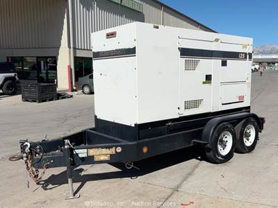2014 Multiquip DCA-125SSJU4I T/A 100kW Towable Generator 125kVA Genset bidadoo