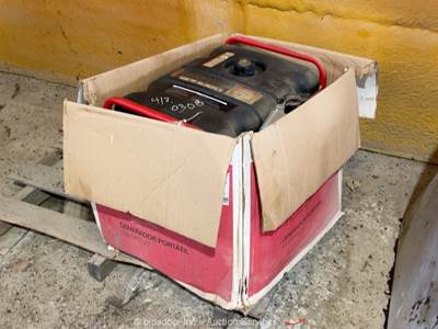 2007 Troy Bilt 030343 5,000 Watt Portable Generator Genset Briggs bidadoo