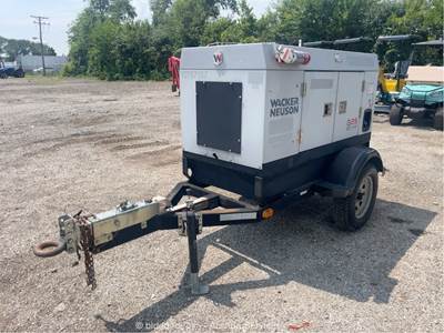 2018 Wacker G25  19.5 Towable Generator 24.4 Genset Diesel bidadoo -Repair