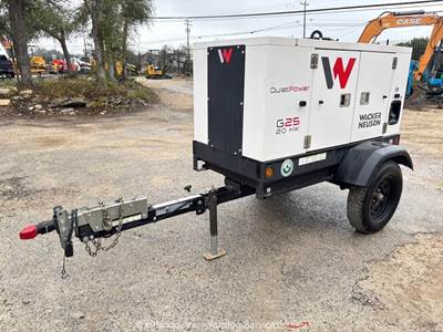 2023 Wacker Neuson G25 25kVA Towable Generator 20kW Genset Diesel S/A bidadoo