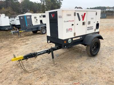 2022 Wacker Neuson G25 S/A 20 kW Towable Generator 25 kVA Genset Diesel bidadoo