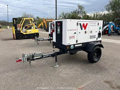 2023 Wacker Neuson G25 S/A 20kW Towable Generator 25kVA Genset Kohler bidadoo