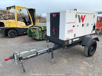 2023 Wacker Neuson G25 S/A 20 kW Towable Generator 25 kVA Genset Diesel bidadoo