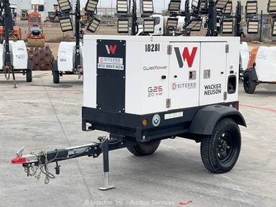 2022 Wacker Neuson G25 S/A 20 kW Towable Generator 25 kVA Genset Diesel bidadoo