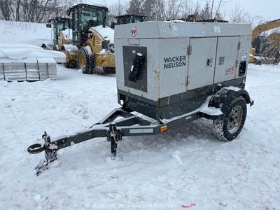 2013 Wacker Neuson G25 20 kW S/A Towable Generator 25 kVA Genset Diesel bidadoo
