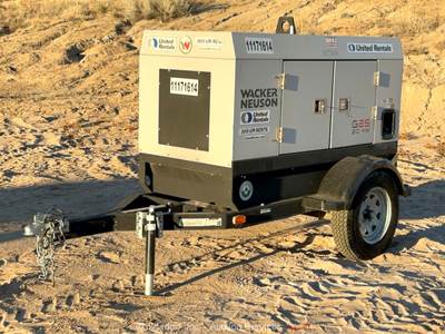 2021 Wacker Neuson G25 25kVA Towable Generator 20kW Genset Diesel Isuzu bidadoo