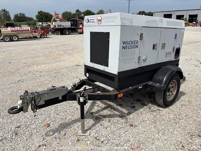 2019 Wacker Neuson G25 S/A 20kW Towable Generator 25kVA Genset Isuzu bidadoo