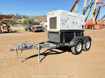 2017 Wacker Neuson G25 T/A 20 kW Towable Generator 25 kVA Diesel bidadoo -Repair