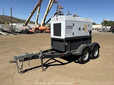 2019 Wacker Neuson G25 T/A 20kW Towable Generator 25kVA Genset Isuzu bidadoo