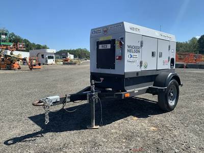 2019 Wacker Neuson G25 S/A 20kW Towable Generator 25kVA Genset Isuzu bidadoo
