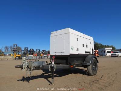2019 Wacker G25 T4F 20kW 25 kVA Towable Generator Genset Isuzu Diesel bidadoo