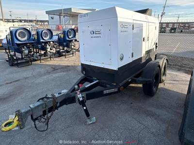 2019 Wacker Neuson G50 T4F 38kW T/A Towable Generator 48kVA Genset -Parts/Repair