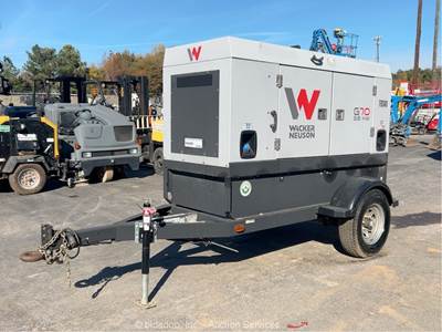 2023 Wacker Neuson G70 S/A 58kW Towable Generator 72kVA Genset Kohler bidadoo