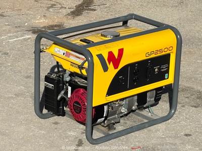 2022 Wacker Neuson GP2500A 2,500 Watt Portable Generator Honda Gas 120V bidadoo