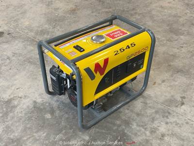 2021 Wacker Neuson GP2500A 2.4kW Portable Gas Generator Genset Honda bidadoo