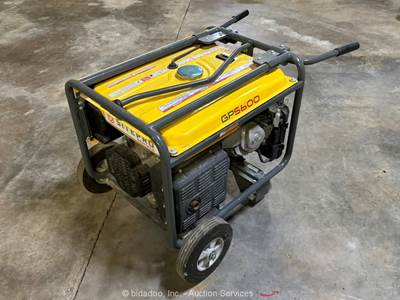 2022 Wacker Neuson GP5600A Portable 5,600 Watt Generator Genset 120/240V bidadoo
