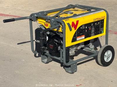 2022 Wacker Neuson GP5600A Portable 5,600 Watt Generator Genset 120/240V bidadoo