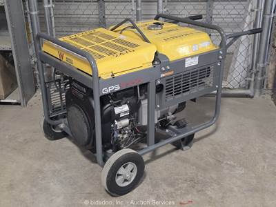 2021 Wacker Neuson GPS9700A 9,700W Portable Generator Honda Gas Genset bidadoo