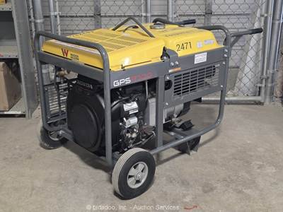 2021 Wacker Neuson GPS9700A 9,700W Portable Generator Honda Gas Genset bidadoo