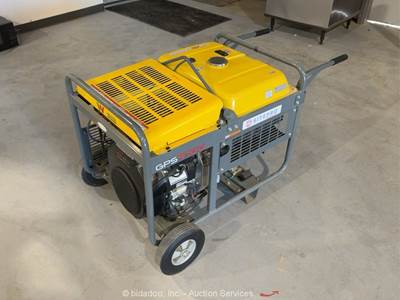 2021 Wacker Neuson GPS9700A 9,700W Portable Generator Honda Gas Genset bidadoo