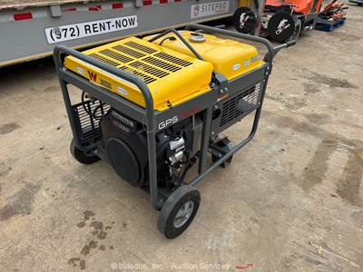 2021 Wacker Neuson GPS9700A 9,700W Portable Generator Honda Gas Genset bidadoo