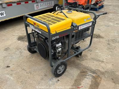 2021 Wacker Neuson GPS9700A 9,700W Portable Generator Honda Gas Genset bidadoo