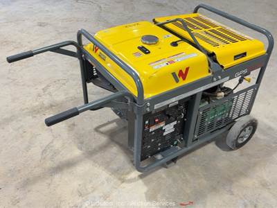 2021 Wacker Neuson GPS9700V 9,700 Watt Portable Gas Generator 20 HP bidadoo