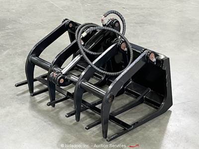 AGT M-HGB Skeleton Wood Grapple Bucket Mini Skid Steer Attachment bidadoo -New