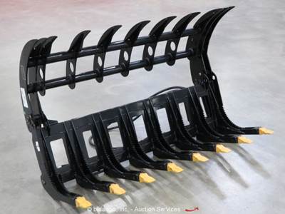 GIYI GY-HWG72 72" Skeleton Grapple Bucket Hyd Skid Steer Attachment bidadoo -New