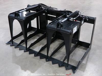 GIYI GY-HWG72C Skeleton Rock Grapple Bucket Skid Steer Attachment bidadoo -New