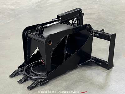 GIYI GY-SGB20 Stump Grapple Bucket Hydraulic Skid Steer Attachment bidadoo -New