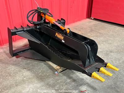 Pabreak BT-200 Stump Grapple Bucket Hydraulic Skid Steer Attachment bidadoo -New