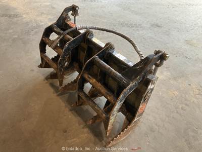 2020 Blue Diamond 107110-25 48" Mini Skid Steer Grapple Rake Attachment bidadoo