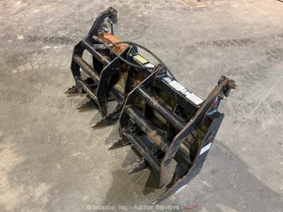 2017 Blue Diamond 107110-25 48" Mini Skid Steer Grapple Rake Attachment bidadoo
