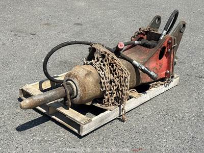 Allied Breaker Hammer Hydraulic Excavator Backhoe Loader Attachment bidadoo