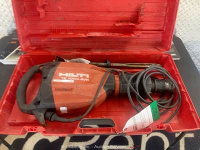 2017 Hilti TE 1000-AVR Breaker Demolition Demo Hammer Chisel Case 120V bidadoo