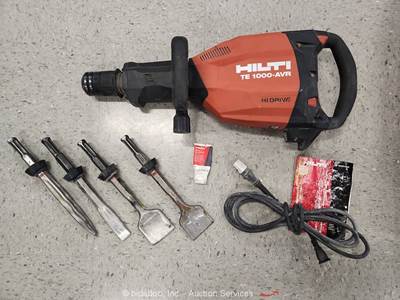 2022 Hilti TE 1000-AVR Electric Demolition Breaker Hammer Chisel Tool bidadoo