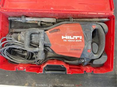 2019 Hilti TE 1000-AVR Electric Demolition Breaker Hammer Chisel Tool bidadoo