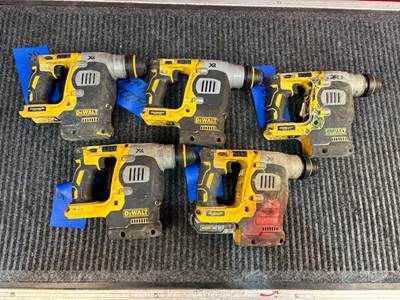 Dewalt Lot Of 5 Cordless Brushless XR Rotary Hammer Drills Hand Tool bidadoo