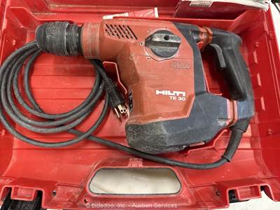 2017 Hilti TE 30-AVR Electric Rotary Hammer Drill Concrete Breaker bidadoo
