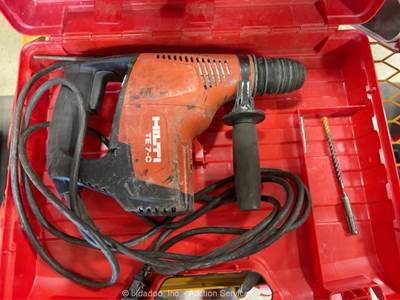 2017 Hilti TE 7-C Electric Rotary Chipping Hammer Drill SDS-Plus Tool bidadoo