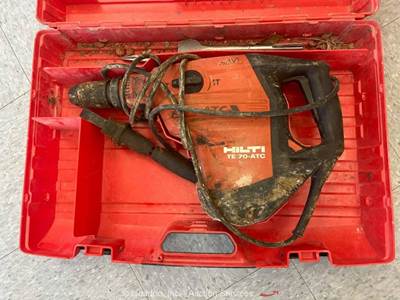 2017 Hilti TE 70-ATC/AVR Corded Rotary Combo Hammer Drill Electric Tool bidadoo
